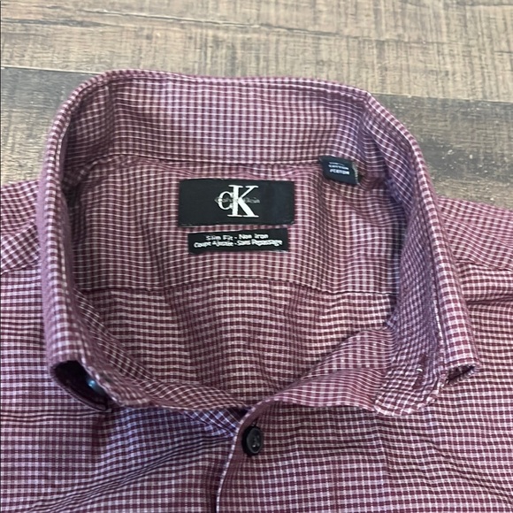 Men’s Calvin Klein medium button down dress shirt - Picture 5 of 8